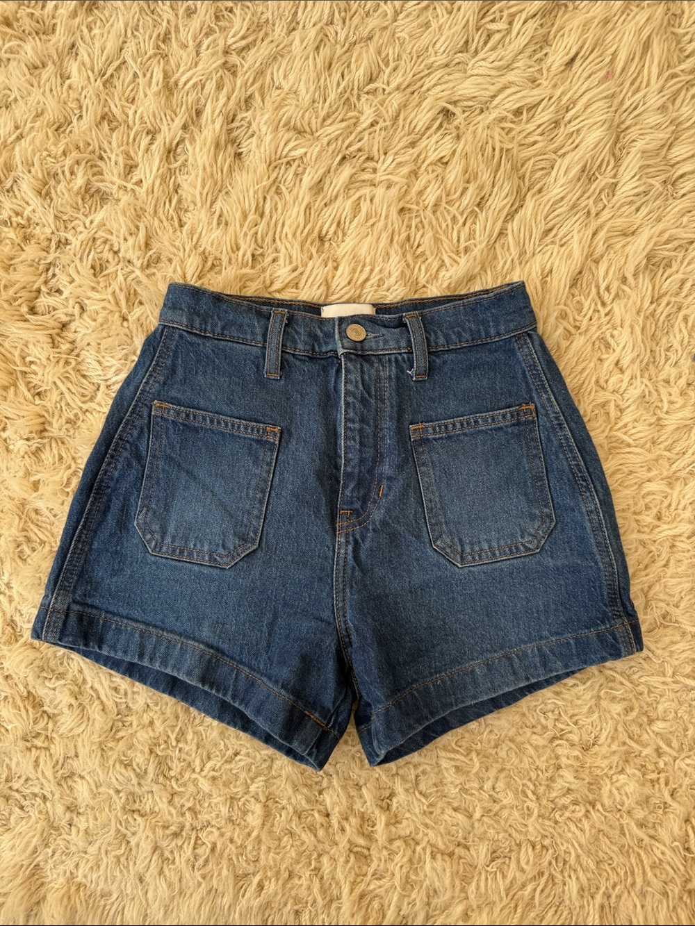 Reformation Alyssa Short in Indigo sz 25